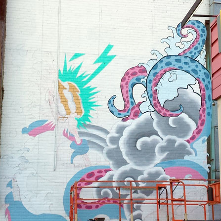 Progress shot of Sea Witch Fish and Chips on St Clair W, Toronto, ON